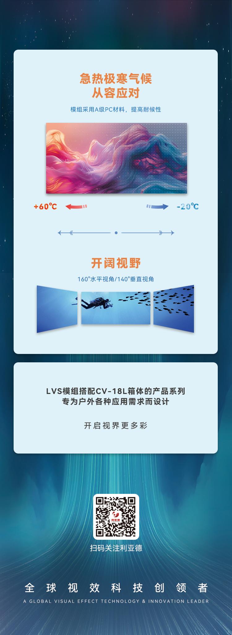 兴发娱乐高质量户外全彩显示产品：LVS系列与CV-18L系列